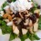 Pear Salad with spinach and cachews and yogurt